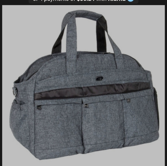 lug Other - Lug Airbus Weekender Bag Heather Grey With Cross Strap